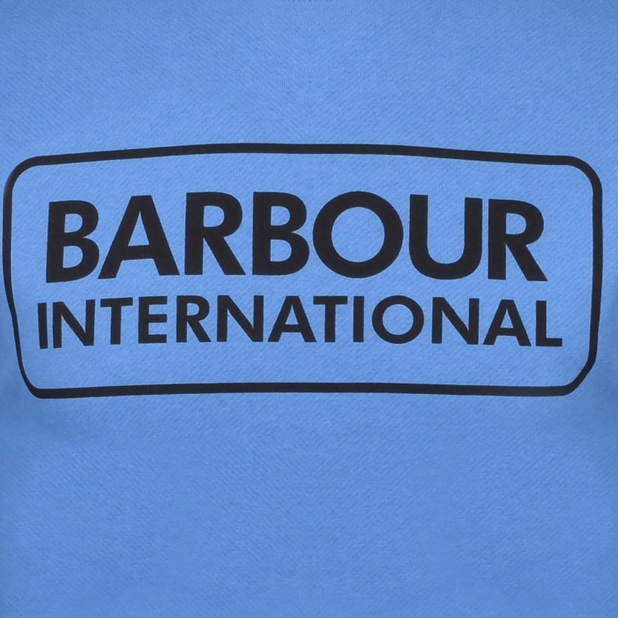 Alternative Image for ProductBarbour International Crew Neck Sweatshirt Blue3